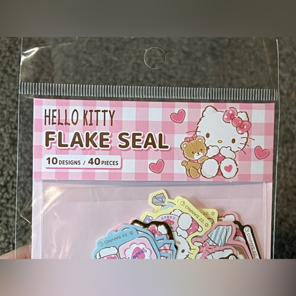 Hello Kitty Sticker Flakes Seals Pack Japan Exclusive Official Sanrio Kawaii - Picture 3 of 6